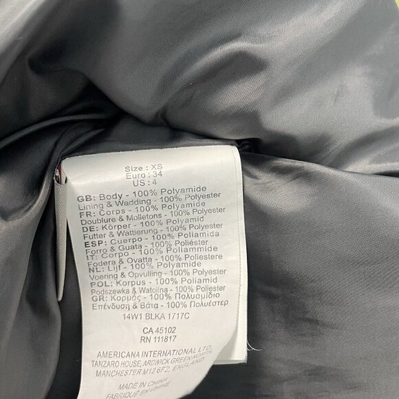 BENCH Puffer Vest Packable Hood Full Zip Pockets Gray Women's size XS - Picture 9 of 10